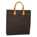 LOUIS VUITTON Monogram Sac Plat Hand Bag M51140 LV Auth EC550-1