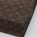 LOUIS VUITTON Monogram Sac Plat Hand Bag M51140 LV Auth EC550-9