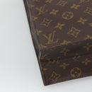 LOUIS VUITTON Monogram Sac Plat Hand Bag M51140 LV Auth EC550-16