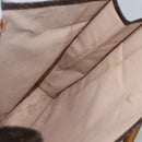 LOUIS VUITTON Monogram Sac Plat Hand Bag M51140 LV Auth EC550-16