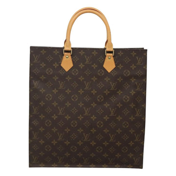 LOUIS VUITTON Monogram Sac Plat Hand Bag M51140 LV Auth EC550 - 0