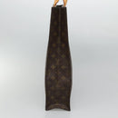 LOUIS VUITTON Monogram Sac Plat Hand Bag M51140 LV Auth EC550-4