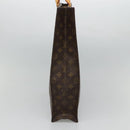 LOUIS VUITTON Monogram Sac Plat Hand Bag M51140 LV Auth EC550-5