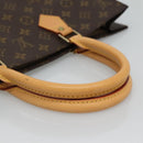 LOUIS VUITTON Monogram Sac Plat Hand Bag M51140 LV Auth EC550-7