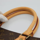 LOUIS VUITTON Monogram Sac Plat Hand Bag M51140 LV Auth EC550-8