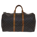 LOUIS VUITTON Monogram Keepall 50 Boston Bag M41426 LV Auth EC556-2