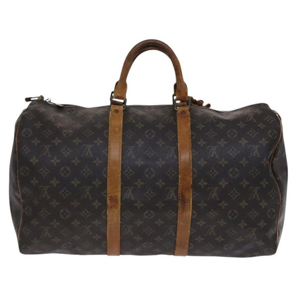 LOUIS VUITTON Monogram Keepall 50 Boston Bag M41426 LV Auth EC556