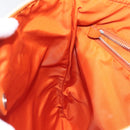 PRADA Hand Bag Canvas Beige Silver Auth EC559-18