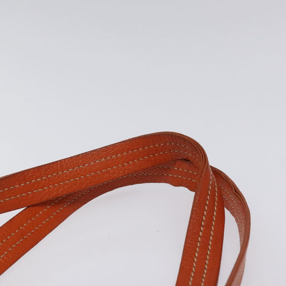 PRADA Hand Bag Canvas Beige Silver Auth EC559