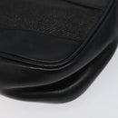 GUCCI Web Sherry Line Accessory Pouch Canvas Black Red Green 92821 Auth EC563-12