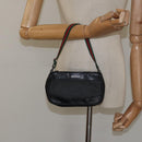 GUCCI Web Sherry Line Accessory Pouch Canvas Black Red Green 92821 Auth EC563-21