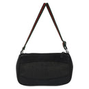 GUCCI Web Sherry Line Accessory Pouch Canvas Black Red Green 92821 Auth EC563-3