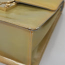 LOUIS VUITTON Monogram Vernis Spring Street Hand Bag Gris M91029 LV Auth EC572-16