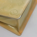 LOUIS VUITTON Monogram Vernis Spring Street Hand Bag Gris M91029 LV Auth EC572-8