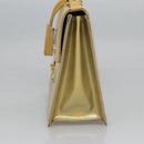 LOUIS VUITTON Monogram Vernis Spring Street Hand Bag Gris M91029 LV Auth EC572-3