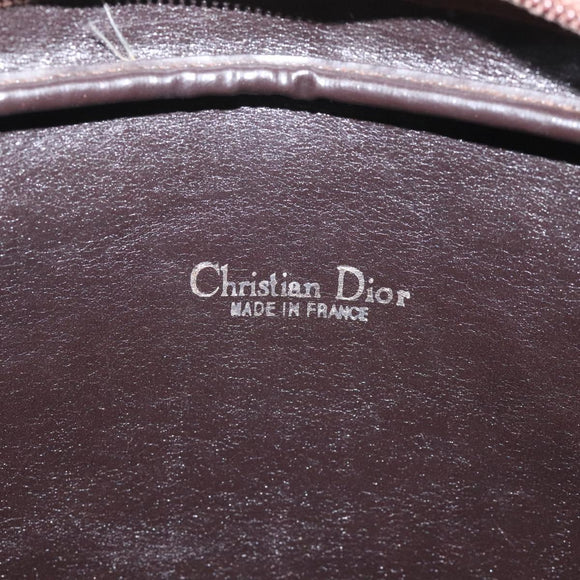 Christian Dior Trotter Canvas Shoulder Bag Brown Auth EC573