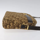 Christian Dior Trotter Canvas Shoulder Bag Brown Auth EC573-3