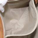 BURBERRY Nova Check Hand Bag PVC Beige Auth EC590-20