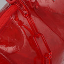 LOUIS VUITTON Monogram Vinyl Keepall Bandouliere 50 Bag Red M41416 Auth ec591SAM-20