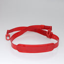 LOUIS VUITTON Monogram Vinyl Keepall Bandouliere 50 Bag Red M41416 Auth ec591SAM-27
