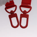 LOUIS VUITTON Monogram Vinyl Keepall Bandouliere 50 Bag Red M41416 Auth ec591SAM-28