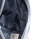 BURBERRY Nova Check Shoulder Bag Nylon Gray Auth EC594-11