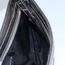 BURBERRY Nova Check Shoulder Bag Nylon Gray Auth EC594-19