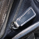 BURBERRY Nova Check Shoulder Bag Nylon Gray Auth EC594-21