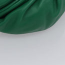 BOTTEGA VENETA Chain Shoulder Bag Leather Green Auth EC599V-14