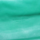 BOTTEGA VENETA Chain Shoulder Bag Leather Green Auth EC599V-17