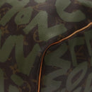 LOUIS VUITTON Monogram graffiti Keepall 50 Boston Bag Khaki M92196 Auth EC602SAV-15