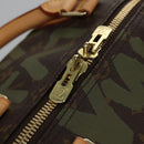 LOUIS VUITTON Monogram graffiti Keepall 50 Boston Bag Khaki M92196 Auth EC602SAV-18