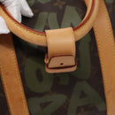 LOUIS VUITTON Monogram graffiti Keepall 50 Boston Bag Khaki M92196 Auth EC602SAV-21