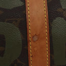 LOUIS VUITTON Monogram graffiti Keepall 50 Boston Bag Khaki M92196 Auth EC602SAV-3
