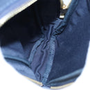 LOUIS VUITTON LV Squared Double Phone Pouch Blue M81060 LV Auth EC603A-11