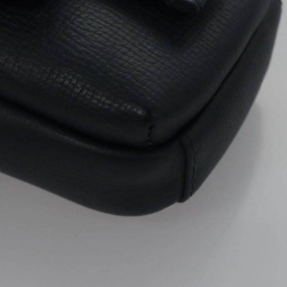 LOUIS VUITTON LV Squared Double Phone Pouch Blue M81060 LV Auth EC603A