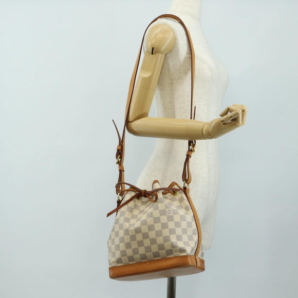 LOUIS VUITTON Damier Azur Noe BB Shoulder Bag N41220 LV Auth EC604
