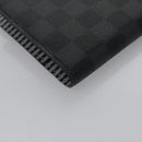 LOUIS VUITTON Damier Graphite Agenda PM Day Planner Cover R20030 LV Auth EC610-17