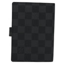 LOUIS VUITTON Damier Graphite Agenda PM Day Planner Cover R20030 LV Auth EC610-2