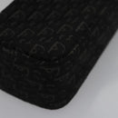 Christian Dior Trotter Canvas Shoulder Pouch Black Auth EC611V-14