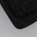 Christian Dior Trotter Canvas Shoulder Pouch Black Auth EC611V-15