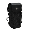 Christian Dior Trotter Canvas Shoulder Pouch Black Auth EC611V-1