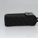 Christian Dior Trotter Canvas Shoulder Pouch Black Auth EC611V-3