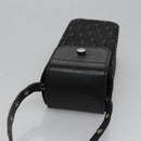 Christian Dior Trotter Canvas Shoulder Pouch Black Auth EC611V-6