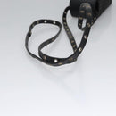 Christian Dior Trotter Canvas Shoulder Pouch Black Auth EC611V-7