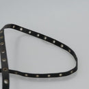 Christian Dior Trotter Canvas Shoulder Pouch Black Auth EC611V-8