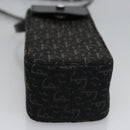 Christian Dior Trotter Canvas Shoulder Pouch Black Auth EC611V-5