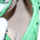 BOTTEGAVENETA INTRECCIATO Shoulder Bag Leather Green Auth EC612V-11