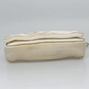 CHANEL Chain Shoulder Bag pile White CC Auth EC613-10