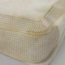 CHANEL Chain Shoulder Bag pile White CC Auth EC613-14